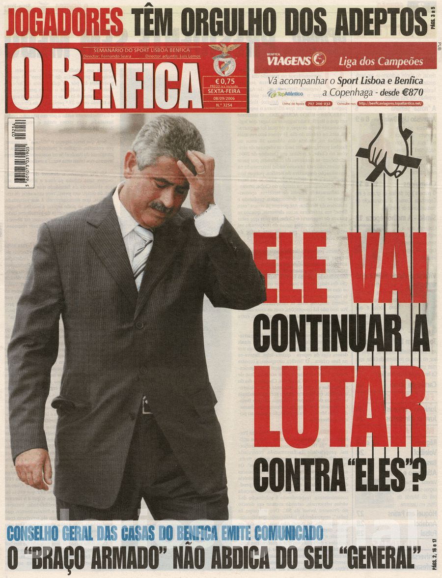 jornal o benfica 3254 2006-09-08